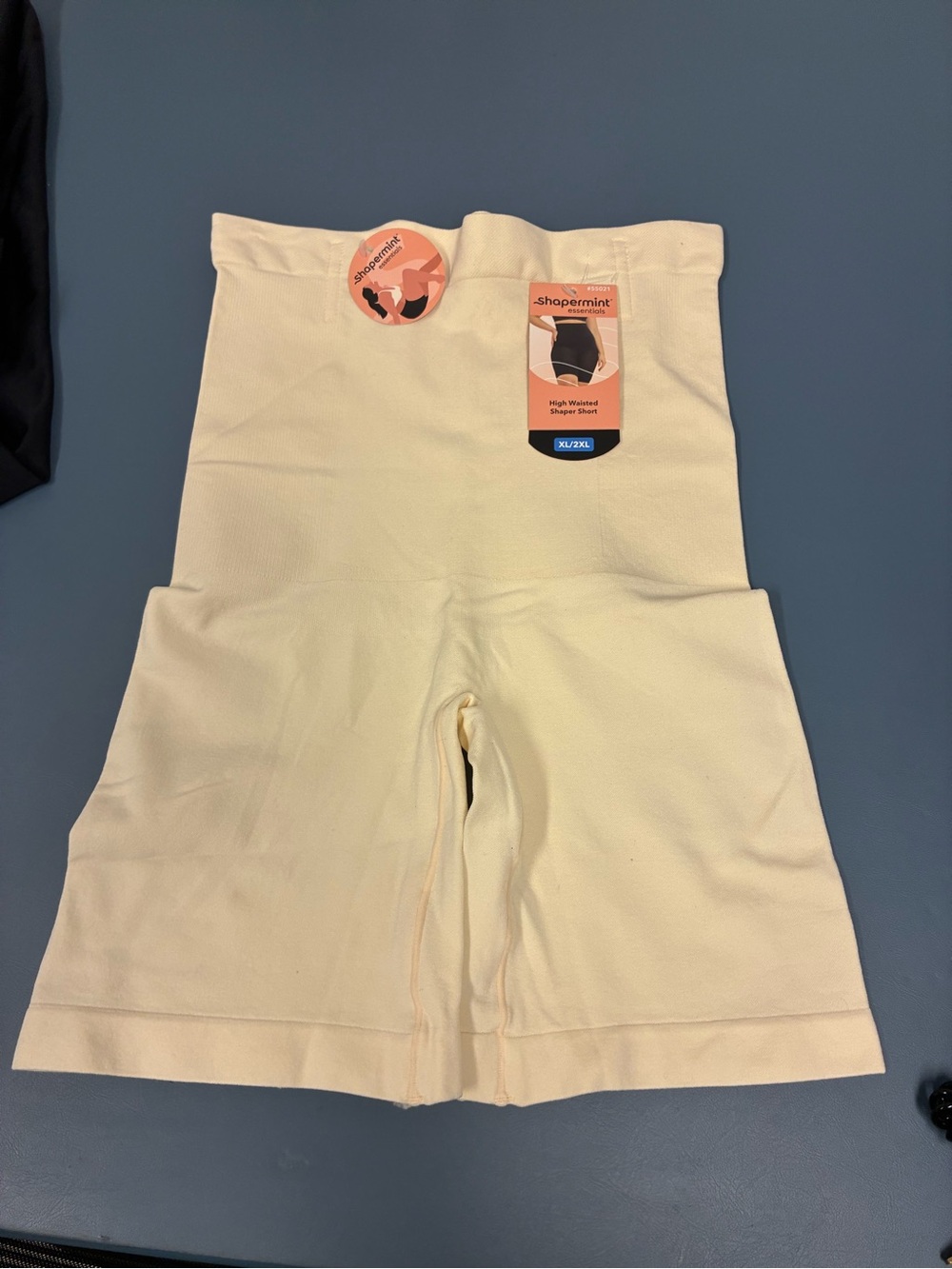 Shapermint High-Waist Shaper Shorts in Cream